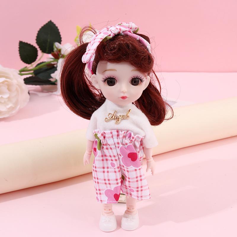 Dressup Doll 13 Joints 16cm Girl Birthday Gift Princess Children's Toy