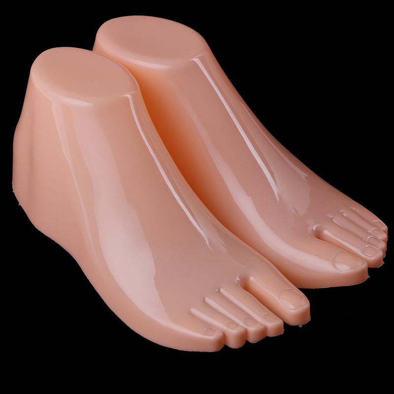 1 pereche de modele de manechin pentru picioare feminine pentru afișaj de șosete de pantofi în stil sandale