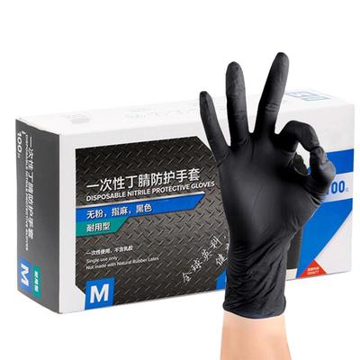Nitril-Einweghandschuhe Nitrilhandschuhe Nitrilhandschuhe 100X Schwarze Latex-Nitrilhandschuhe Handschuhe Einweg Für Kochen Reinigung