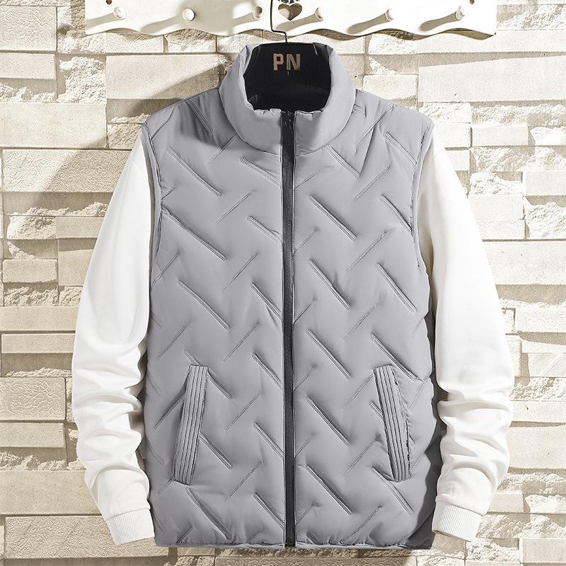 Men's vest autumn and winter velvet cotton Korean version trendy vest men loose winter handsome thickened outer wear vest men