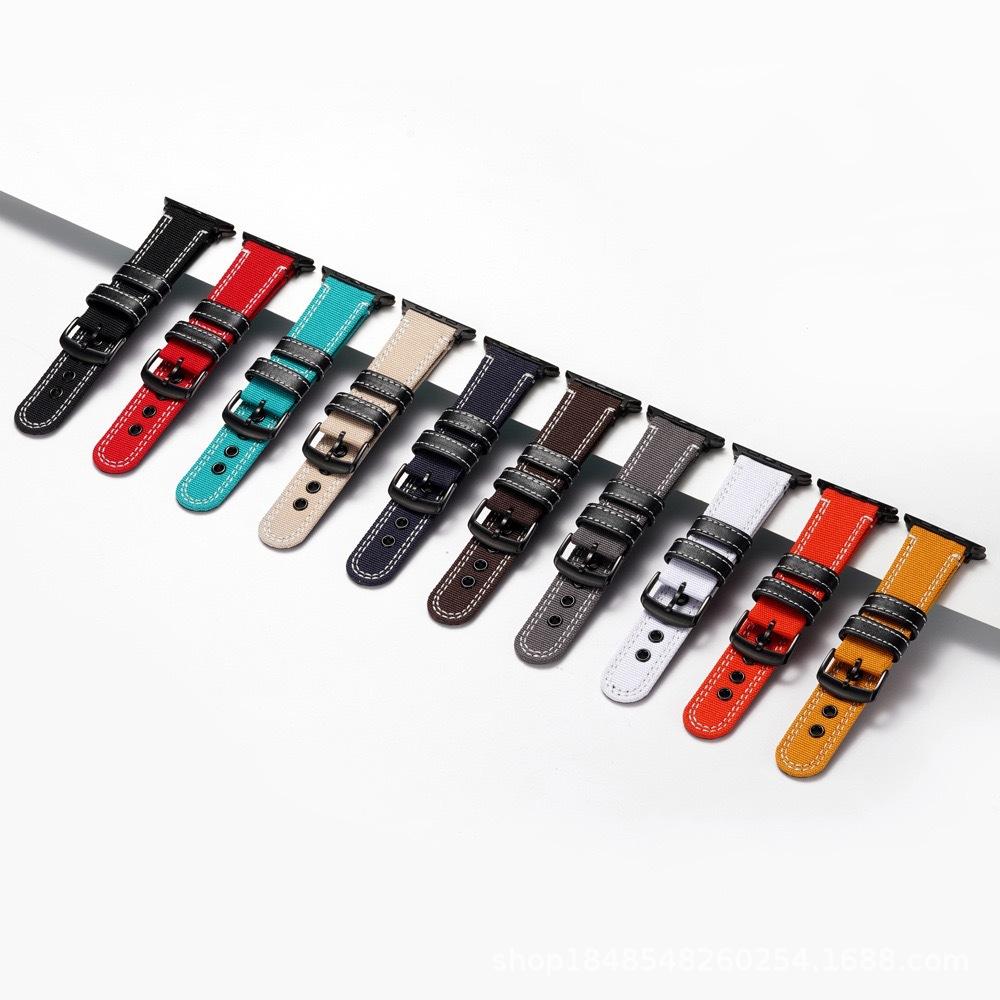 Nylon Strap Is Suitable For Apple Iwatch 2345678 Generation Personalized High-Value Strap