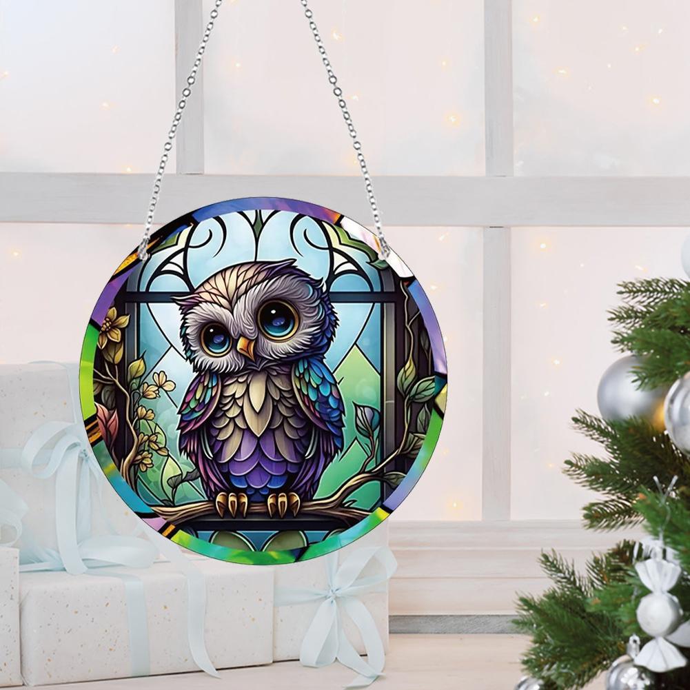Suncatcher Butterfly Acrylic Window Wall Hanging Ornament Peacock Home Decoration Panel for Garden Corridors and Home Decoration