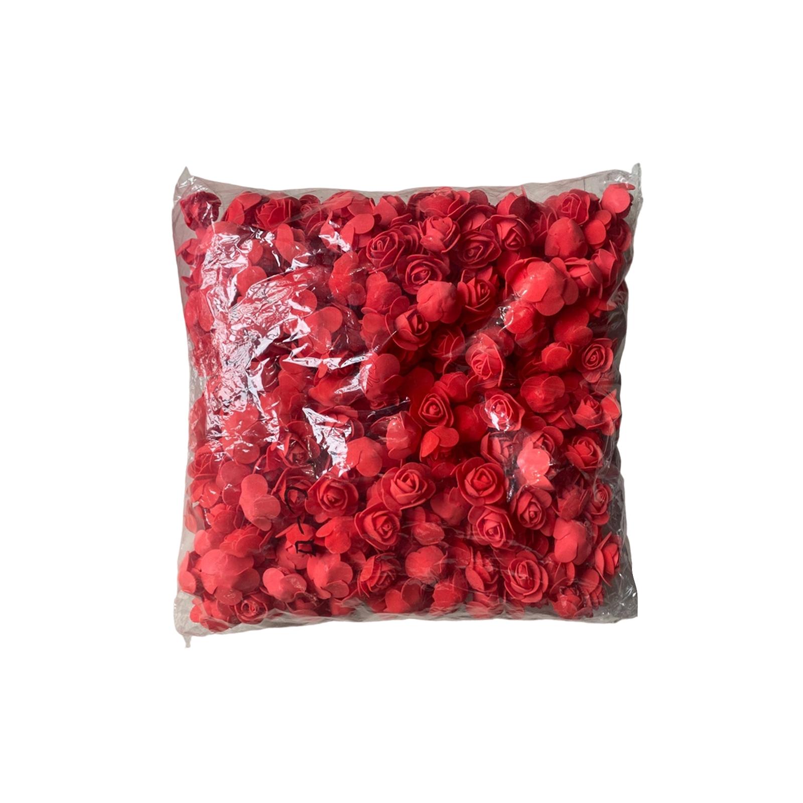 

500pcs 3CM Artificial Rose Head Foam Bear Rose Flowers With Tulle For Wedding Birthday Party Home Decoration DIY Crafts Gift One Size