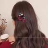 Red Star Bow Hair Clip for Women - New Year Headdress, Cute Bangs & Side Clip Hair Accessory