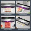 Stainless Steel Automatic Vacuum Food Sealer Machine with 30 Textured Bags
