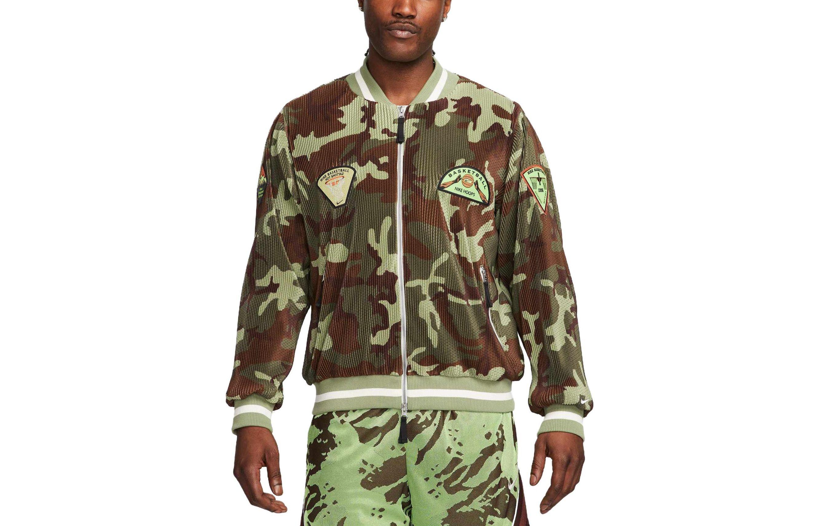 Nike Jackets Men s Oil Green Baseball Collar Moderate Other DX0424-259 L