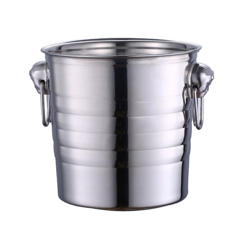 Yingbang 5L Stainless Steel Handheld Ice Bucket