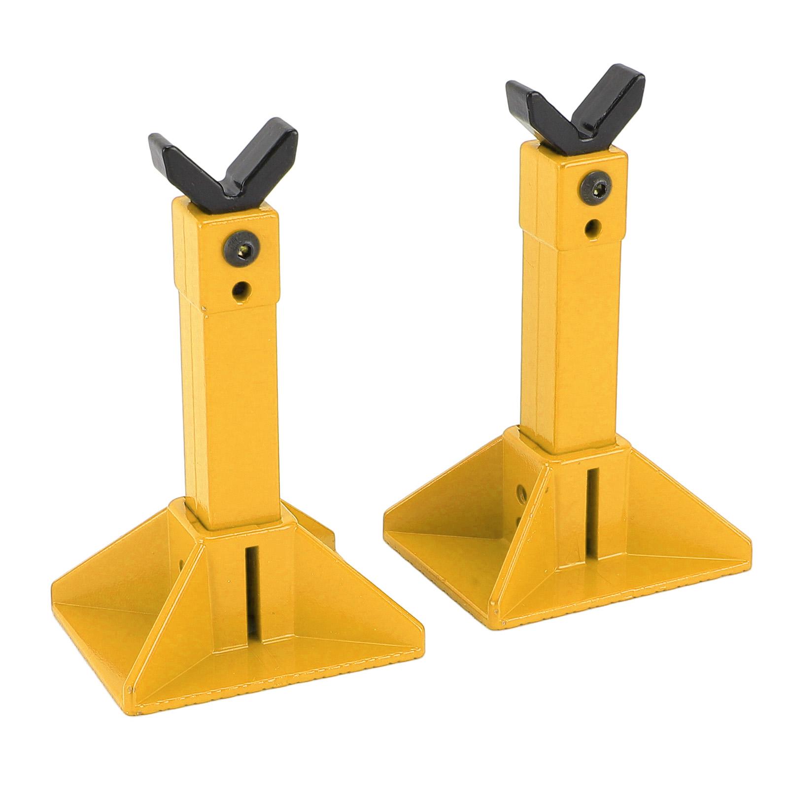 

1 Pair RC Car Jack Stand Metal Height Adjustable RC Jack Toy Stands for 118 110 18 17 RC