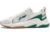 Low Top Casual Shoes Men's White Green AGCT391-2
