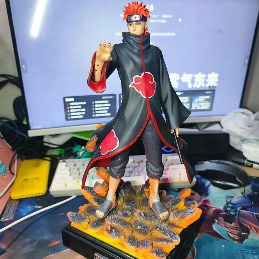 Unknown Association Pain Naruto Action Figure Naruto Shippuden Can Move PVC Collectible Model 33cm/12.99 Inch Anime Gift for Fan