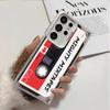 Vintage 90S Cassette Tape Pattern Soft Phone Case for Samsung Galaxy S24 S25 FE S26 Edge S23 Ultra S22 Plus S21 + Shockproof Cov