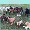 Wild Animal Model Kids Educational Toy Plastic Horse Figurine For Children Play