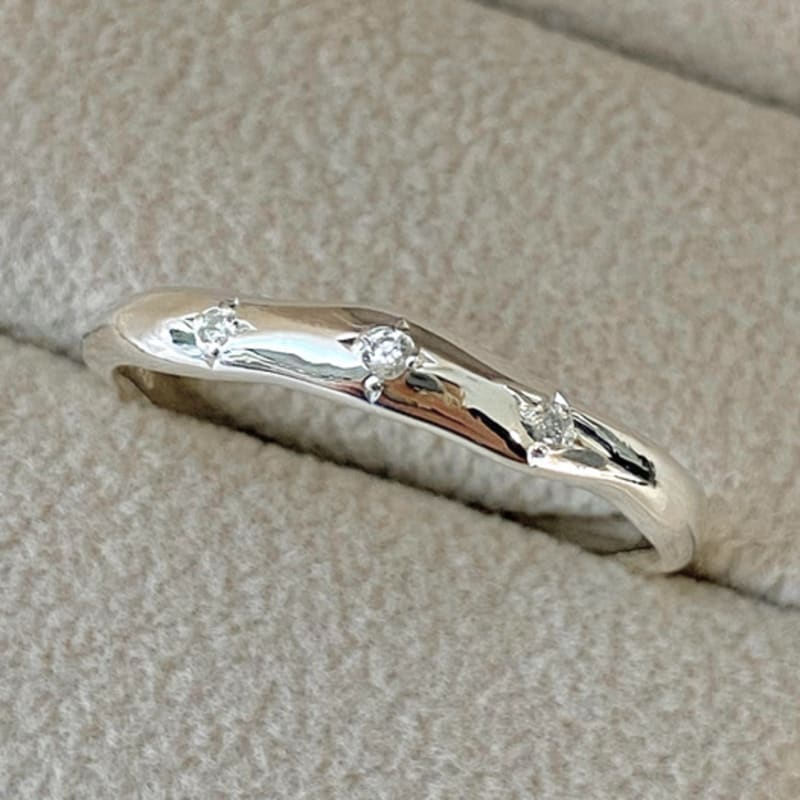 alouette Etoile diamond ring