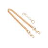 Handbag Chain Strap Metal Shoulder Crossbody Replacement Strap Chain with Buckles Bag Chain Strap with Faux Pearl Extension Chain for Ladies Purse
