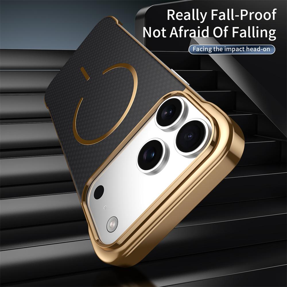 Ultra Slim Frameless Magnetic Case for 17 Air 16 15 14 13 Pro Max Skin Feel for Magsafe Phone Cover for 17 Fundas