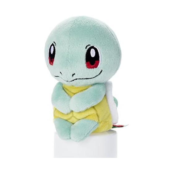 Pokemon Squirtle Chokkorisan Plush Toy, 12cm Height, New Friend from Kanto Region