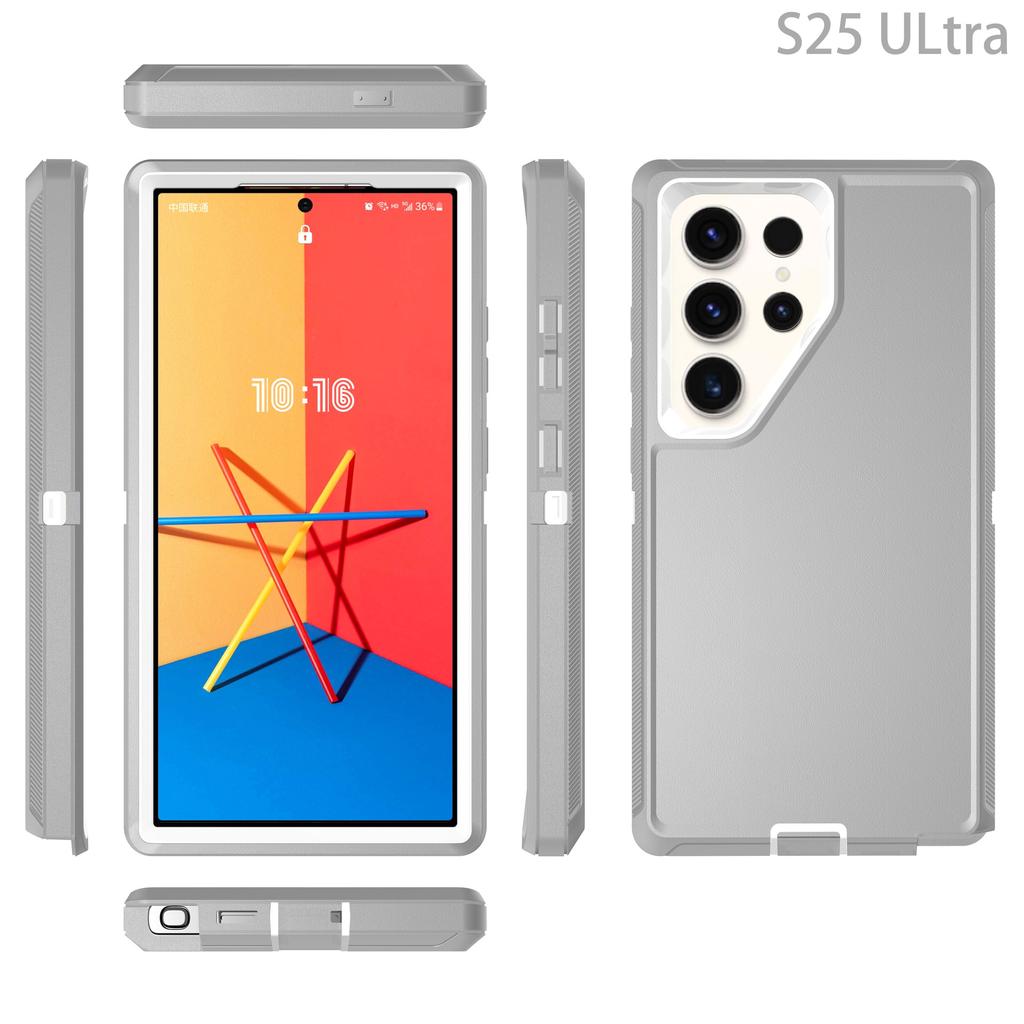 Compatible with Samsung S26 Ultra Phone Case, Rugged Robot, S25 Ultra Airbag, and S24 Ultra Protective Case