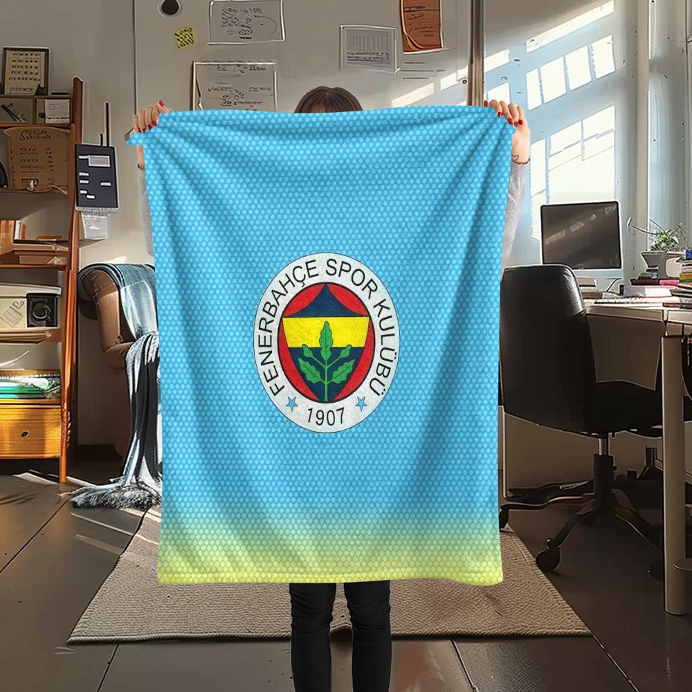 Fenerbahce3 Flannel Blanket, High quality Comfortable for All Seasons, Home Decor, Warmth and Comfort