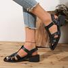 Women Breathable Flat Roman Sandals Outdoor