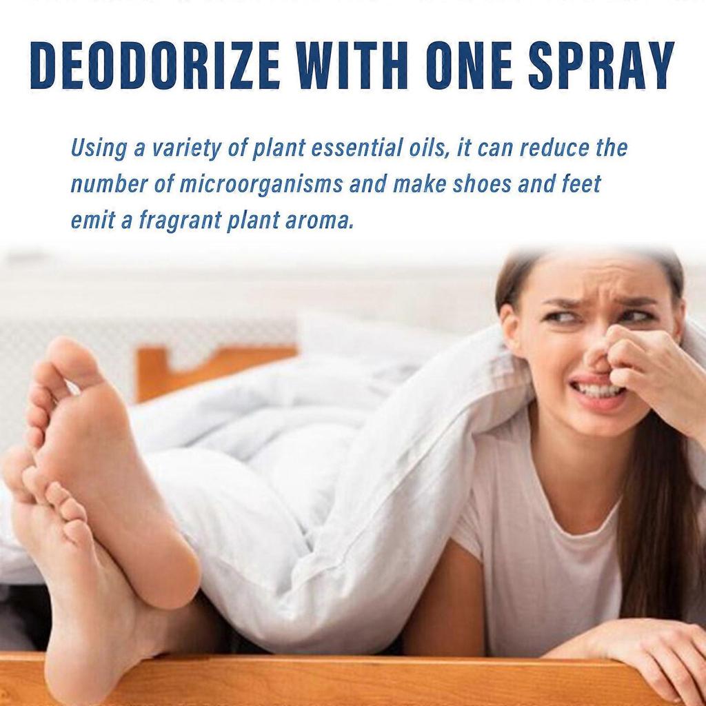 Relieve foot sweat and odor, remove odor, relieve itching, dry and dry foot deodorant care spray (1 piece)