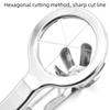 Section Divider Egg Cutter with Handle Food Splitter Hexagonal Cutting Egg Slicer  Fruit