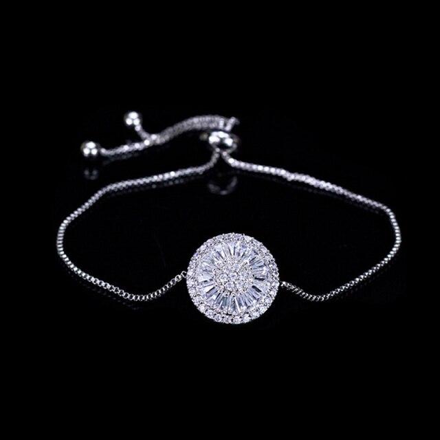 New Arrival Modish Stylish Luxurious Punk Gold Tone Color Color Tennis Bracelets Bangle Bridal Party Event Wedding Occasion On Hand Present