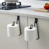 Non Drilling Wall Mounted Bathroom Toilet Paper Holder, Kitchen Tissue Holder Bathroom Storage Rack Space Saving Bracket Bathroom Accessories