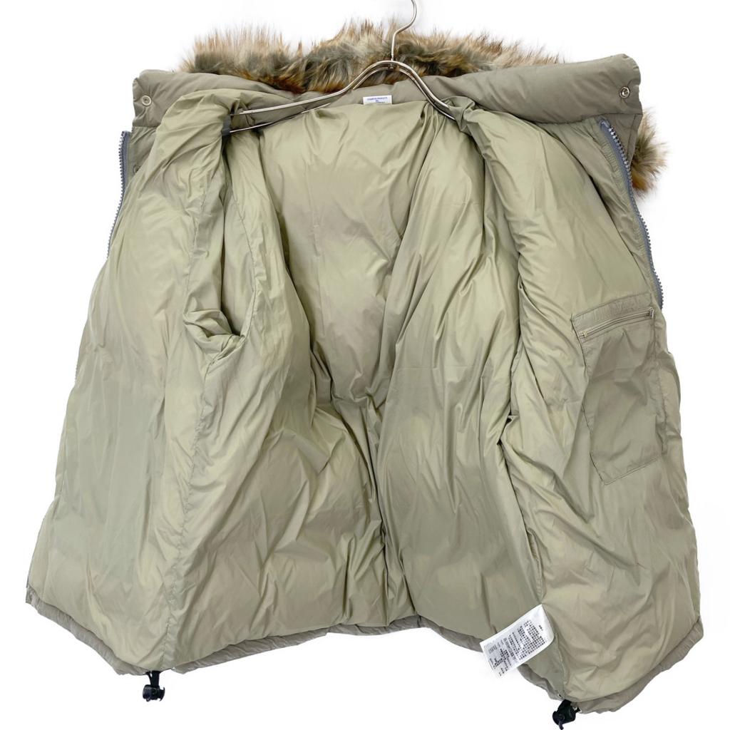 Champion C8-S609 Green Fur Down Hooded Jacket Jacket L Green systemUsed