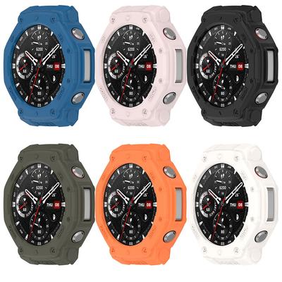Protector Case For Amazfit T-REX 3 Frame Hard Armor Hollow Tpu Cover Protective Shell For Huami Amazfit T-Rex3 Cases Bumper