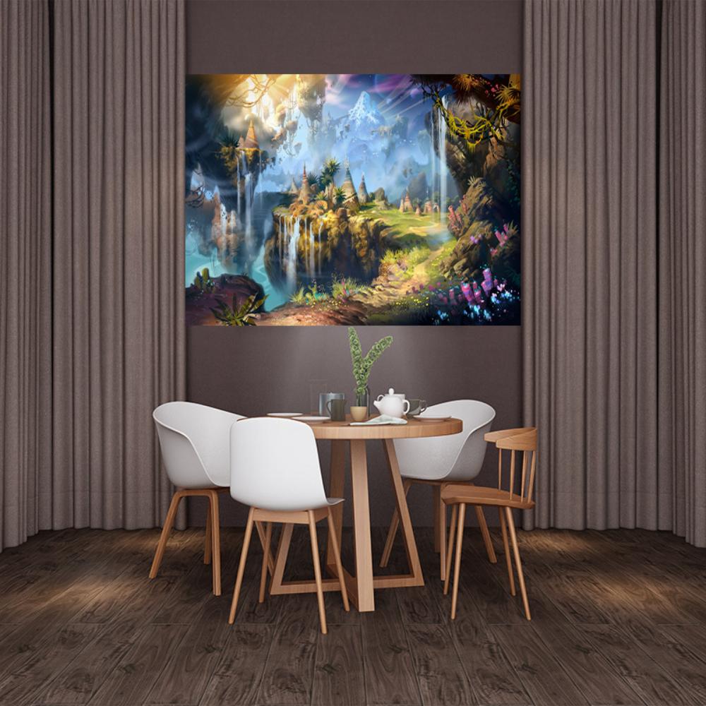 

Гобелен для спальни, подвесная ткань для гостиной, ткань для украшения гостиной, настенный ковер, настенная подвеска 95x75cm