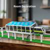 Mould King 12040 Italian Marconi Express Light Rail Train Model Building Block Remote Control and App Dual Diesel Locomotive Train Model for Kids Kit,