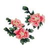 Fashion Elegant Peony Embroidery Patch Floral Embroidery DIY Floral Applique Sewing Accessories