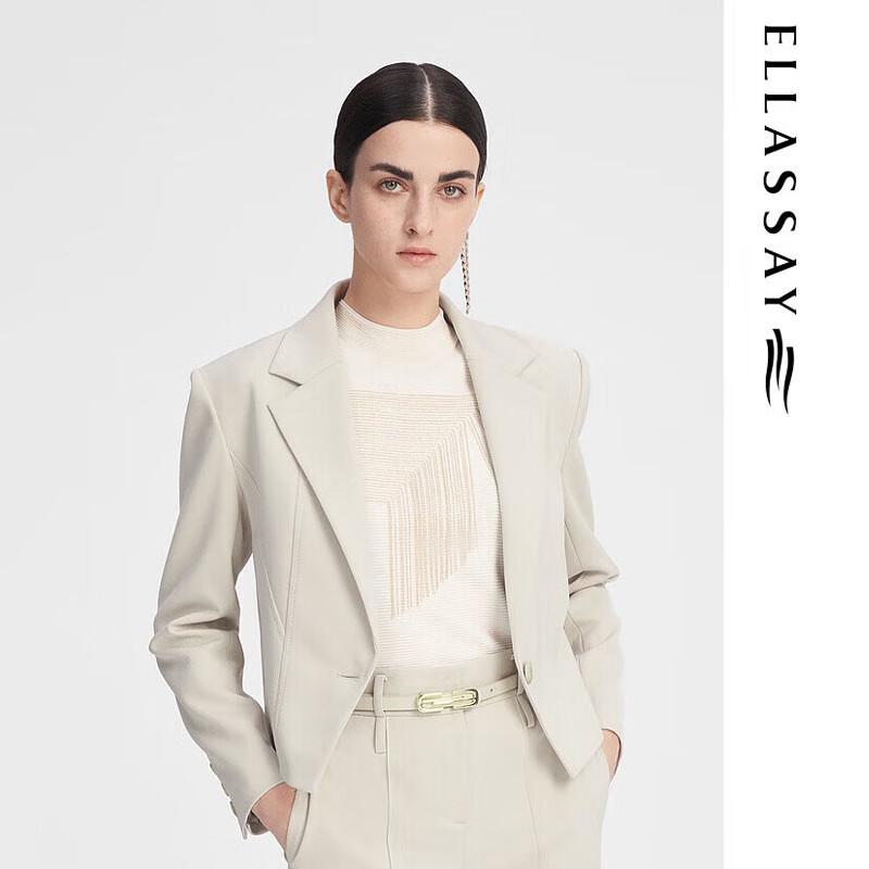 ELLASSAY Women s Tri-Acetate Business Blazer L