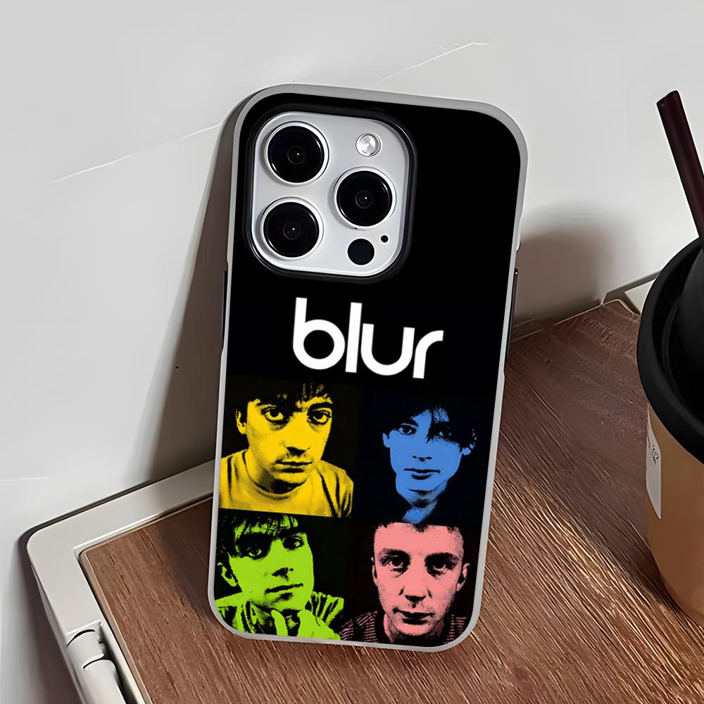 Band B-Blur Phone Case For IPhone 17 Air 16 E 15 14 Plus 13 12 11 Pro Max Jelly 2 In 1 Protective Case
