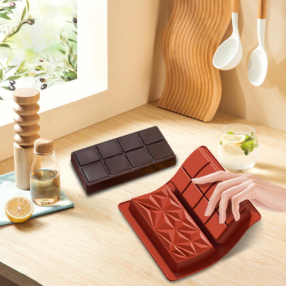 Silicone Chocolate Cookie Mold Dubai Mini Cookie Candy Molds Bakery Accessories Pistachio Deep Biscuit Baking Kitchen Supplies