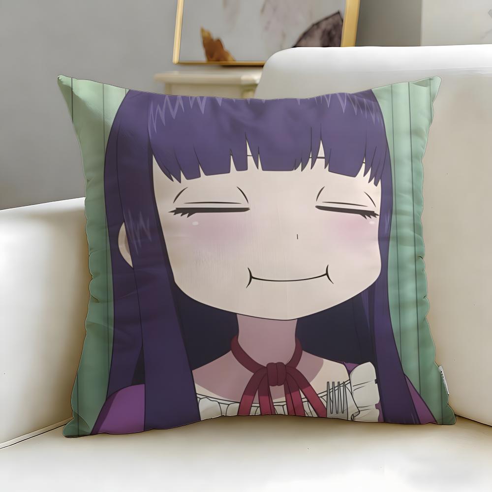 Classic Anime Hi Score Girl Cushion Cover Soft & Easy-Wash Pillow Case – Versatile for Couch, Bed, Travel and Office