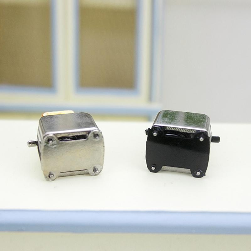 Dollhouse Mini Toaster With Toaster Doll House Creative Kitchen Breakfast Toaster Cute Home Decor