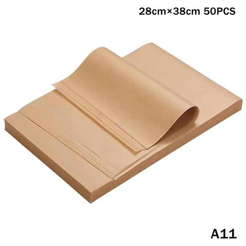 50/100 Stück Pergamentpapier Backpapier Antihaft Vorgeschnittenes Backpergament Backpapier Für Ofen Heißluftfritteuse Grillmatte Papier