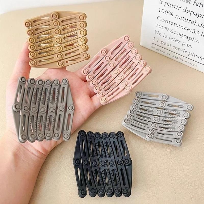 Convenient Foldable Solid Plastic Hairband For Women Girls Travel Stretchable Headband Hair Head Band Novelty Hair Accessories