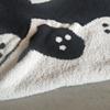 Coperta in pile a metà lato Coperta fantasma Coperta jacquard lavorata a maglia Coperta fantasma in flanella di Halloween