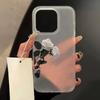 Pure White Rose for iPhone17promax Apple 17 Matte Large Hole Mobile Phone Case 16/15 Anti-drop 14ins