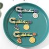 Muslim Islam Arabic Four Korah Sutra Fatima Turkey Evil Eye Stainless Steel Brooch Pins Religious Style Amulet Jewelry