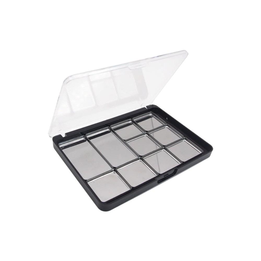 Przenośny pudełko do dozowania makijażu DIY Profesjonalny dysk z cieniami do powiek do samodzielnego montażu Wizażysta