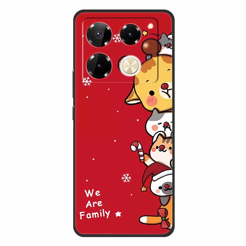 2024 Christmas Phone Cases For Infinix Note 40 Pro 4G 5G Cases Soft TPU Silicone For Note 30 4G  5G  Infinix Note 40Pro 30Pro 4G