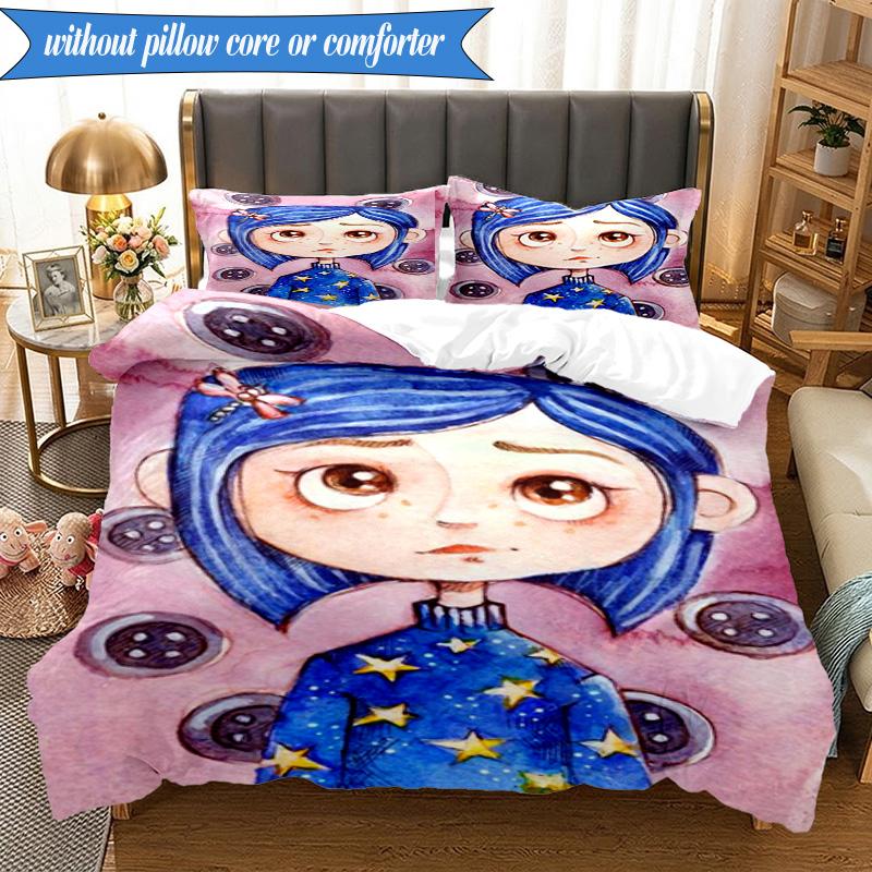 Fantasy In horror mother 3pcs K-pop music group Bedding set,Ideal for Bedroom, Dormitory,Including Duvet Cover And 2pcs Pillowcases,Fan gifts