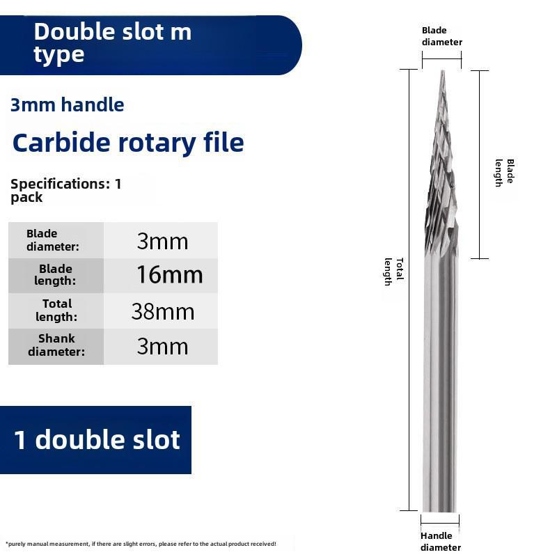 

Вращающийся напильник из карбида вольфрамовой стали 3*3 фреза для металла и электрической шлифовки