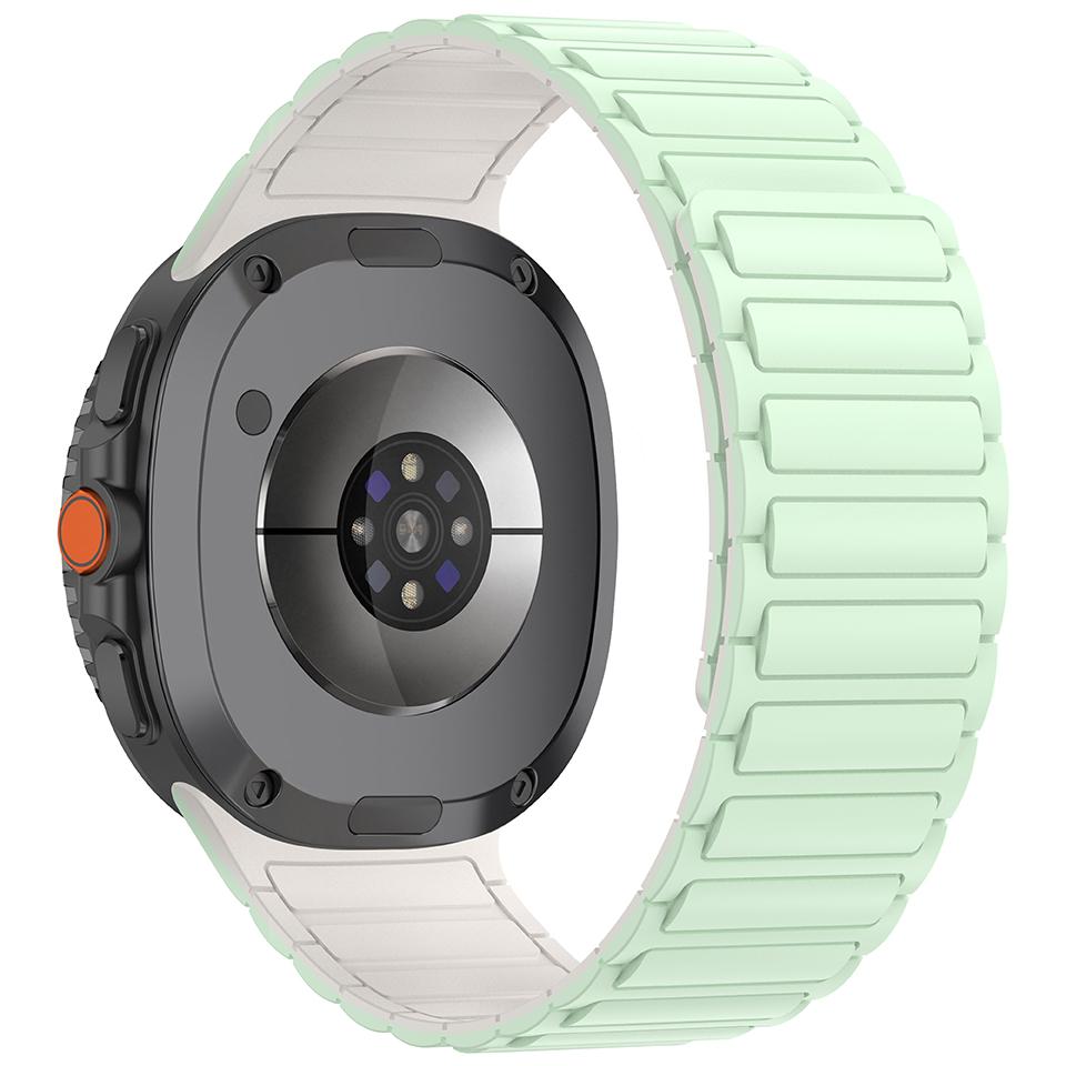 Magnetický silikonový řemínek k hodinkám pro Samsung Galaxy Watch 8 Classic 46mm Pánský řemínek pro Samsung Galaxy Watch 8 40/44mm Náhradní