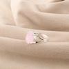 Rose Chalcedony Gemstone 925 Sterling Silver Women Jewelry Statement Ring Gift For Her RR-75-18