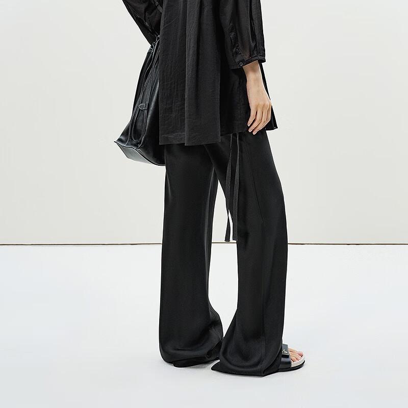 LESS Women's Retro Flared Commuter Pants