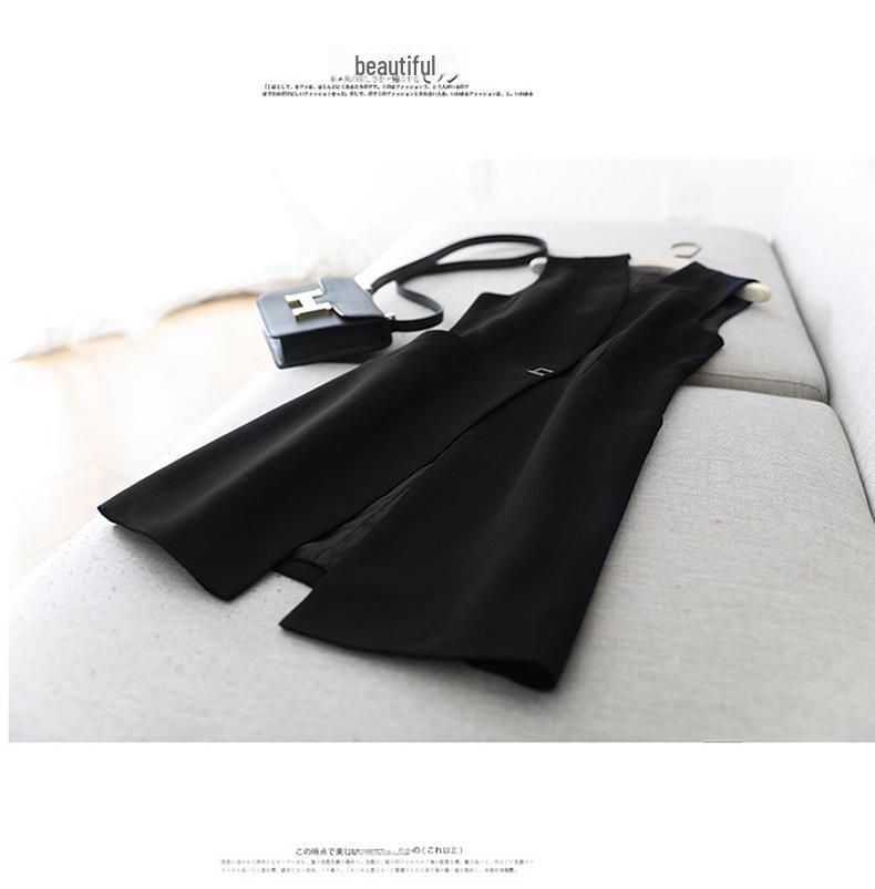 2025 Early Spring & Autumn Women's Mid-Length Suit Vest Jacket with Excellent Tailoring